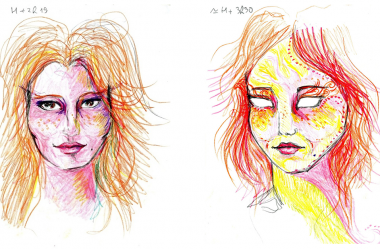 Artista testa efeitos do LSD em uma série de autorretratos