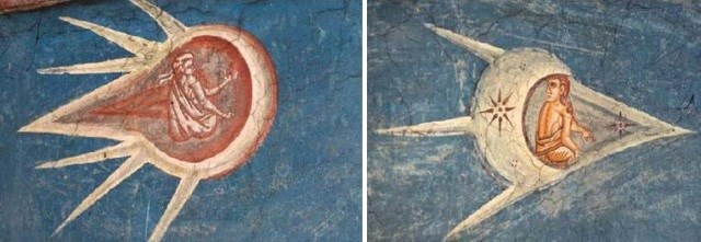 Naves alienígenas em pinturas antigas - 1 – A Crucificação de Cristo - Versão 1