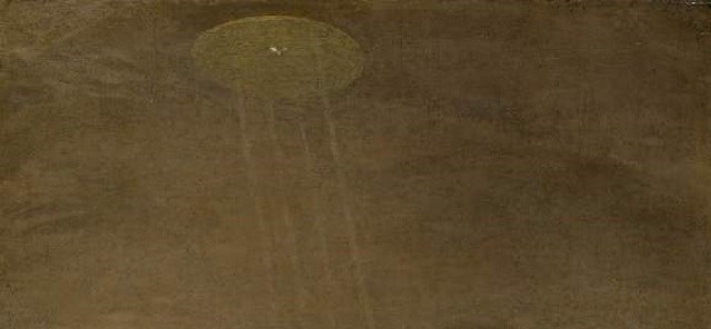Naves alienígenas em pinturas antigas - 1 – A Crucificação de Cristo - Versão 1